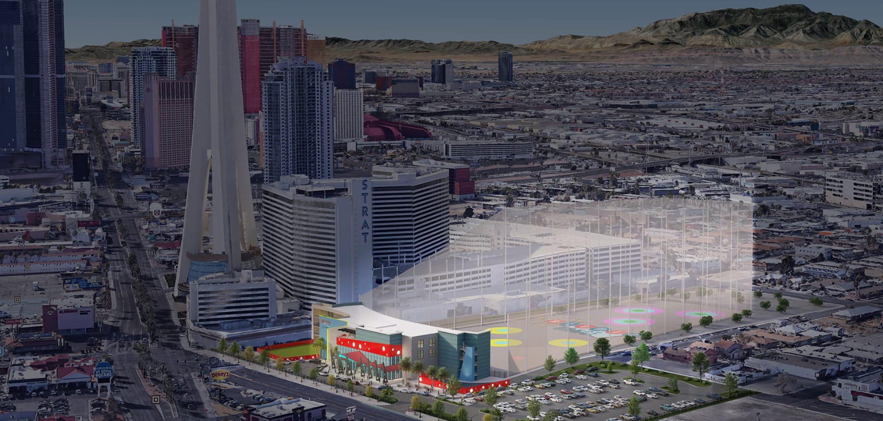 Atomic Range Tees Off Las Vegas Project with Ceremonial Groundbreaking at The STRAT Hotel, Casino & Skypod
