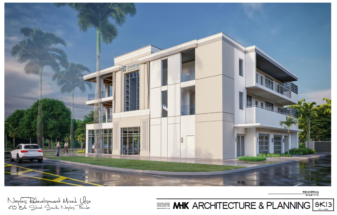 Clive Daniel Home to Design FineMark National Bank & Trust Office in Downtown Naples