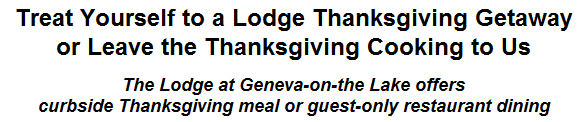 Treat Yourself to a Lodge Thanksgiving Getaway or Leave the Thanksgiving Cooking to Us