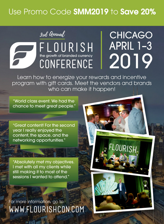 Presented by Flourish Conference founders, Holly Glowaty and Kristen Thiry, Flourish in a Flash provides quick essential updates and information about retail, loyalty programs, and branded currency while also giving a behind the scenes glimpse of preparations for the yearly Flourish Conference-one of the must-attend industry events for brands ready to grow their gift card programs.