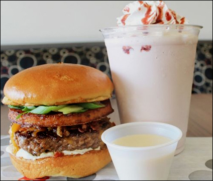 Burger 21 Recreates Classic Steakhouse Experience with New Loaded Spud Burger and White Chocolate Raspberry Shake