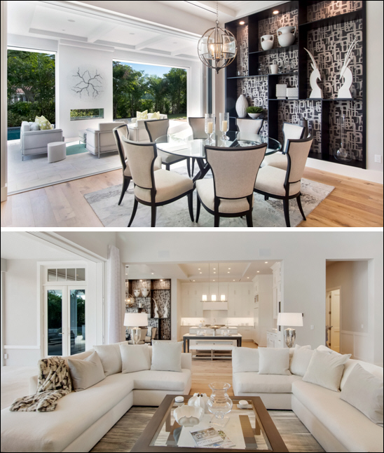 Clive Daniel Home Installs Furnishings for Belz Custom Home in Coquina Sands