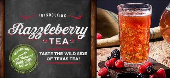 Cowboy Chicken Debuts Razzleberry Tea!