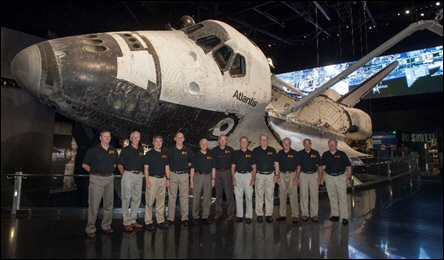 12 Atlantis Astronauts Reunite at Kennedy Space Center to Salute Their Space Shuttle: Atlantis