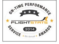 FlightStats 2014 Airline On-Time Performance Service Award Winners Announced