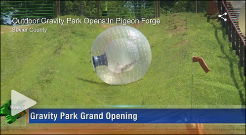 Pigeon Forge Tourism Director Willingly Gets Soaked for Business Opening