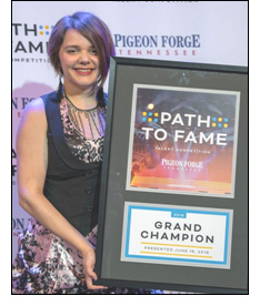 17-Year-Old Singer/Songwriter Named Pigeon Forge Path to Fame Talent Competition Grand Champion