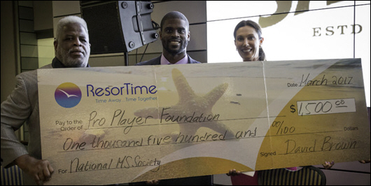 ResorTime Helps Raise $5,000 for the ProPlayer Foundation to Benefit the National Multiple Sclerosis Society