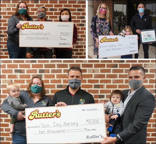 Rutters Donates $75,000 to Local York, PA Charities