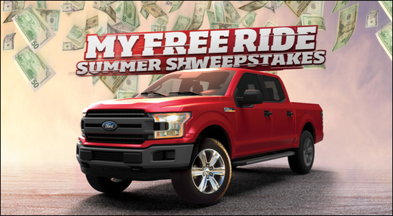Sheetz Launches ''My Free Ride'' Summer Shweepstakes