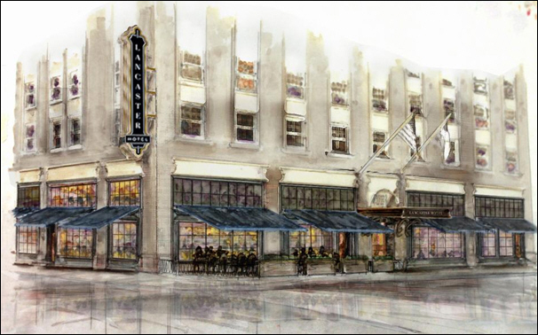 New Owner, the Shinn Family, Unveils Plans for The Lancaster Hotel's Multi-Million-Dollar Renovation