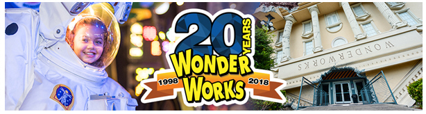 WonderWorks, Orlando's Famous Upside-Down House, Celebrates 20 Years!